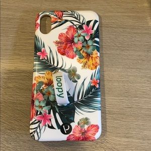 Tropical Hibiscus Loopy XS Max Case, Brand New!